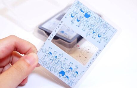 clear playing cards